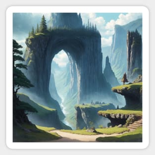 Mysterious Fantasy Archway Sticker